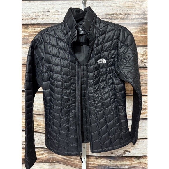 North Face jacket womens Sm black thermoball lightweight gorpcore hiking outdoor - Picture 1 of 12